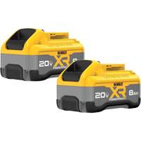 MAX* XR POWERPACK Batteries, Lithium-Ion, 20 V, 8 Ah R.M.G. Prévention