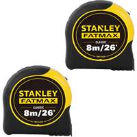 FATMAX&reg; Classic Tape Measures, 1-1/4" x 26'/8 m, Imperial & Metric Graduations R.M.G. Prévention