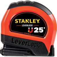 High-Visibility Magnetic LEVERLOCK&reg; Tape Measure, 25', Imperial Graduations R.M.G. Prévention