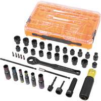 KNECT Complete Impact Pass Through & Flip Socket Set, 39 Pcs, Impact R.M.G. Prévention
