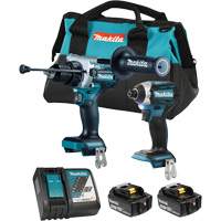 LXT Brushless 2 Tool Combo Kit, Lithium-Ion, 18 V R.M.G. Prévention