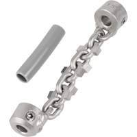 1-1/4" - 1-1/2" Standard Chain Knocker for 1/4" Chain Snake Cable R.M.G. Prévention