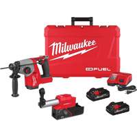 FUEL SDS Plus Rotary Hammer with Dust Extractor Kit, 18 V, 5/8", 1400 RPM R.M.G. Prévention