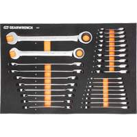 MEGAMOD Metric Mechanics Tool Set in Modular Foam Trays with Rolling Cabinet, 358 Pieces R.M.G. Prévention