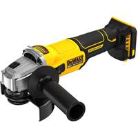Brushless Cordless Slide-Switch Grinder (Tool Only), 4-1/2" Wheel, 20 V R.M.G. Prévention