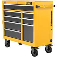 Heavy-Duty Mobile Workstation, 8 Drawers, 40" W x Yellow R.M.G. Prévention