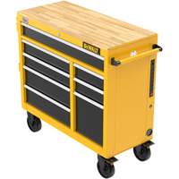 Heavy-Duty Mobile Workstation, 8 Drawers, 40" W x Yellow R.M.G. Prévention