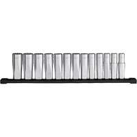 12-Point Deep Well Metric Socket Set, 13 Pcs, 1/2" Drive Size, Deep R.M.G. Prévention