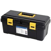 JPTB-19 Plastic Hand Tool Box, 19" W x 9" D x 8" H, Black R.M.G. Prévention