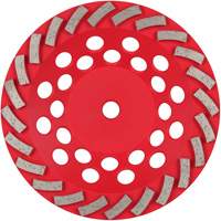 Meule boisseau diamant&eacute;e &agrave; 24 segments Turbo DIAMOND MAX R.M.G. Prévention