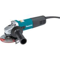 Angle Grinder with AC/DC Thumb Switch, 4-1/2", 120 V, 7.5 A, 11000 RPM R.M.G. Prévention
