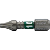 Impactech&reg; Insert Bit, Torx&reg; Tamper, T-10, 1/4" Drive R.M.G. Prévention