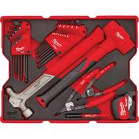 Hex Key & Hammer Set with Tray for PACKOUT Drawers R.M.G. Prévention