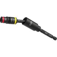 Douille r&eacute;versible &agrave; impact avec adaptateur pivotant, Hexagonale, Prise 1/4", 3 mr R.M.G. Prévention