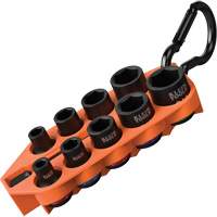 Grab-And-Go Impact Socket Set, SAE, 10 Pcs, Impact, 3/8" Drive Size R.M.G. Prévention