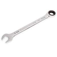 90-Tooth Ratcheting Combination Wrench, 12 Point, 1-1/8", Chrome Finish R.M.G. Prévention