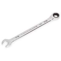 90-Tooth Ratcheting Combination Wrench, 12 Point, 7/16", Chrome Finish R.M.G. Prévention