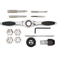 Jeu de tarauds et fili&egrave;res SAE &agrave; cliquet, 13 Morcea R.M.G. Prévention