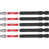 Embouts de tr&eacute;pan &agrave; chocs SHOCKWAVE, Carr&eacute;e, Embout 2, Longueur 3-1/2" R.M.G. Prévention