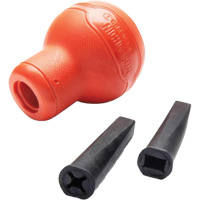 Manche de lime rond court avec inserts R.M.G. Prévention