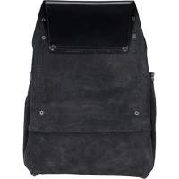 Phantom Collection Heavy-Duty Nail & Tool Bag, Leather, 10 Pockets, Black R.M.G. Prévention