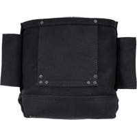 Phantom Collection Nut & Bolt Bag with 2 Sleeves, Canvas, 3 Pockets, Black R.M.G. Prévention
