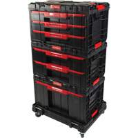 Socle roulant Arx avec jeu de roulettes pivotantes 4 mcx, 23-1/10" x 15" x 22-1/2", Noir R.M.G. Prévention