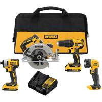 MAX* Cordless Brushless 4-Tool Combo Kit (2.0Ah), 20 V R.M.G. Prévention