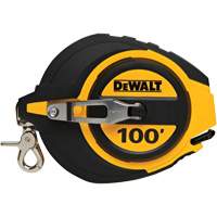 Closed Case Long Tape Measure, 100', Imperial Graduations R.M.G. Prévention