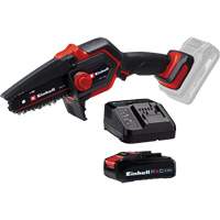 Scie &agrave; chaîne d'&eacute;lagage compacte sans fil avec batterie 2,5 Ah et ensemble de d&eacute;part de chargeur, 6", &agrave; pile, 18 V R.M.G. Prévention