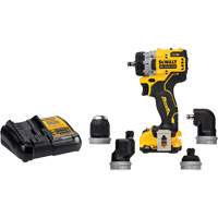 Ensemble perceuse/visseuse sans fil et sans balai XTREME 5-en-1, Lithium-ion, 12 V, Mandrin 3/8" R.M.G. Prévention
