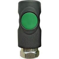 TOPQUIK S1 Ultraflo 7.8 mm Quick Coupler, Polyester Composite/Stainless Steel, 1/4", Female NPT, 174 PSI R.M.G. Prévention