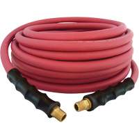 MAXPRO Rubber Hose, Air/Water, EPDM Rubber/Polyester, 3/8" dia. x 50', 300 psi, 1/4 NPT R.M.G. Prévention