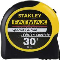 Ruban &agrave; mesurer FATMAX Special Edition, 1-1/4" x 30', Marques de goujon Imp&eacute;rial R.M.G. Prévention
