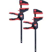 Ensemble de serre-joints &agrave; g&acirc;chette pour barres &agrave; une main avec poign&eacute;e rotative &agrave; 360°, 12" (304,8 mm) R.M.G. Prévention