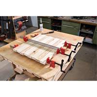Serre-joint &agrave; barre d'acier &agrave; profil en I robuste, 36" (914,4 mm) capacit&eacute;, 2" (50,8 mm) profondeur R.M.G. Prévention