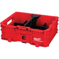 PACKOUT Low-Profile Crate, 15" x 18-5/8" x 6-5/8", Black/Red R.M.G. Prévention