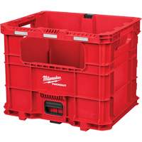 PACKOUT XL Crate, 15-3/4" x 18-5/8" x 15", Black/Red R.M.G. Prévention