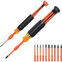 10-in-2 Insulated Auto-Lock Screwdriver Set R.M.G. Prévention
