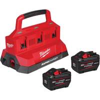 M18 Forge Starter Kit with 2 Batteries & 6-Bay Rapid Charger, Lithium-Ion, 18 V, 12 Ah R.M.G. Prévention