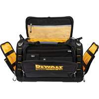 ToughSystem&reg; 2.0 Dirt Repellent Jobsite Tool Bag, 1680 Denier, 50 Pockets, Black/Yellow R.M.G. Prévention