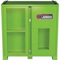 Armoire de rangement d'&eacute;PI sur place, Acier, Vert lime haute visibilit&eacute; R.M.G. Prévention