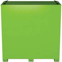 Armoire de rangement d'&eacute;PI sur place, Acier, Vert lime haute visibilit&eacute; R.M.G. Prévention