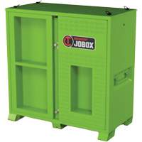 Armoire ventil&eacute;e pour le rangement d'&eacute;PI sur place, Acier, Vert lime haute visibilit&eacute; R.M.G. Prévention