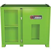 Armoire de rangement d'&eacute;PI sur place, Acier, Vert lime haute visibilit&eacute; R.M.G. Prévention