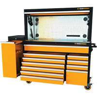 MEGAMOD Master Mechanics Tool Set in Premium Modular Foam Trays with Tool Storage & Shop Equipment, 1331 Pieces R.M.G. Prévention