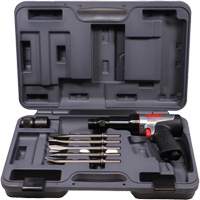 Heavy-Duty Air Hammer with Chisels, 21.8 CFM, 1/4" NPT, 2600 BPM, 3/4" x 3-3/4" (0.0mm x 0.0mm) R.M.G. Prévention