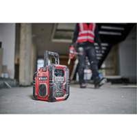 TE-CR 18 Li DAB+/FM/BT Cordless Radio (Tool Only), Lithium-Ion, 18 V R.M.G. Prévention