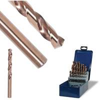 SST+ Jobbers Wire Gauge Drill Bit, High Speed Steel, #1, 3-11/16" L, 2-1/4" Flute, 135° Point Angle R.M.G. Prévention