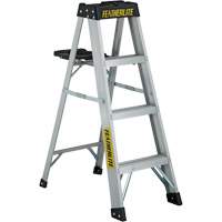 3400 Series Industrial Extra Heavy-Duty Step Ladder, 4', Aluminum, 300 lbs. Capacity, Type 1A R.M.G. Prévention